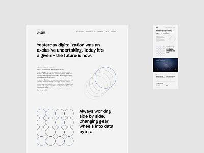 Unit 8 - What We Believe In minimalistic uidesign web webdesign