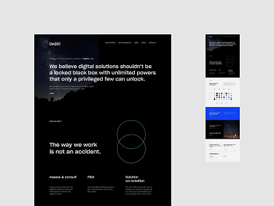 Unit 8 - Homepage minimalistic uidesign web webdesign