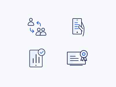 Simple Iconset corporate icon iconset illustration line minimal ui vector web