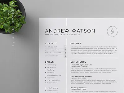 Resume/CV cover letter cover letter template creative curricular vitae cv design cv template designer resume die microsoft word minimal modern ms word professional resume resume bundle resume design resume template us letter vector word