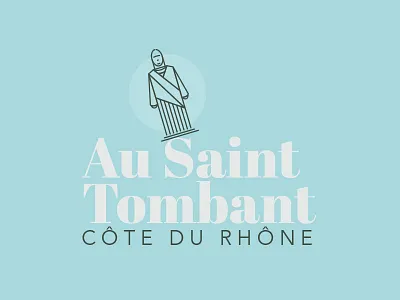 Au Saint Tombant app branding design draw drawing icon icons illustration illustrator logo logodesign logodesigner logotype vector web