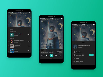 Music Player DailyUI Challenge #009 app branding concept dailyui dailyuichallenge design inspiration interaction design minimal music music app typography ui ui ux ux