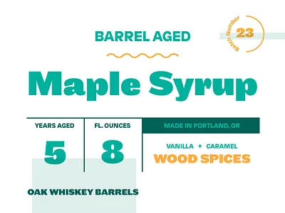 Font Pairing! Maple + Patron brand brand agency brand and identity brand identity branding font pairing illustration label packaging packagingdesign typography