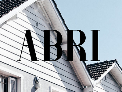 Abri Real Estate abri blue branding design elegant font graphicdesign illustrator logo logodesign minimalism old photoshop real estate serifs typography