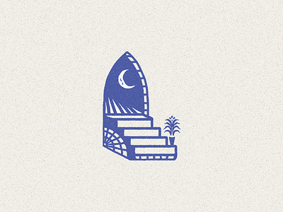 Escaping The Web branding design drawing flat graphic hand drawn illustration minimal moon texture vintage