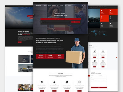 ZAH - Logistics, Warehouse, Shipping, Freight & transportation cargo company freight logistics shipping theme forest transportation warehouse webdesign webdevelopment website