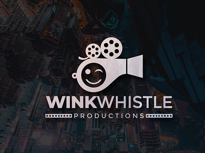 Logo Design for movie production house Winkwhistle Productions branding design design agency flat icon identity identity design illustration logo logo app logo mark mockup movie product branding production house symbol symbol design symbol icon symbol icon mark wink whistle