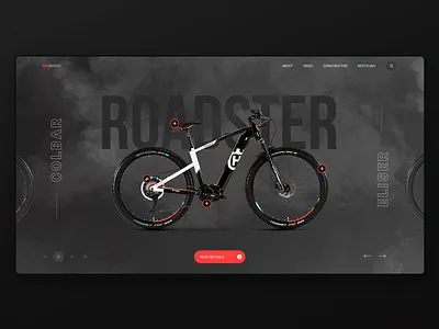 Probike design awards bicycle bicycle shop bike catalog dailui design figma lettering shop smoke trending type typography ui ui ux design ux web web design website