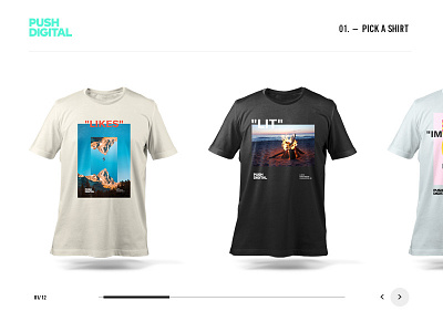 Push Merch – 2019 apparel design merch push shop web