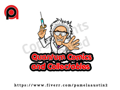 Quantum Comics animation cartoon character design flat graphic design illustration logo mascot logo vector web