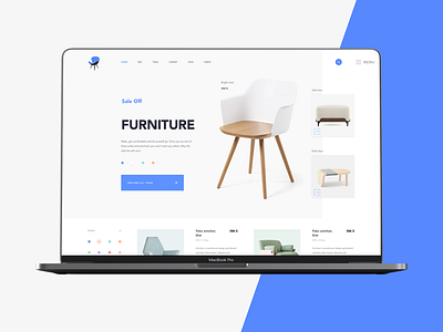 Webstore funiture ui web