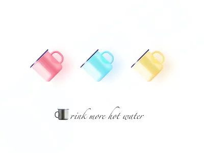 Macaroon Cup icon ui 杯子 陶瓷杯 颜色 马卡龙
