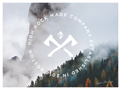 2019 High Rock Made Company - Logo Refresh branding design illustration logo typography website