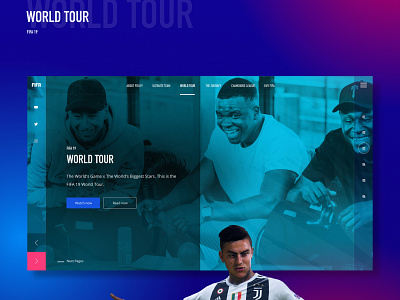 FIFA19 | Concept app branding design fifa game illustration uiuxdesign