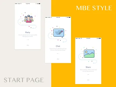 Mbe startpage app design sketch startpage ui