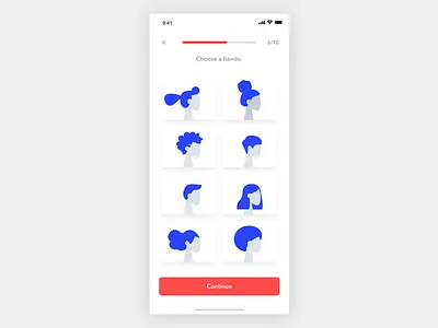Select person avatar interface app branding design icon illustration lettering ui