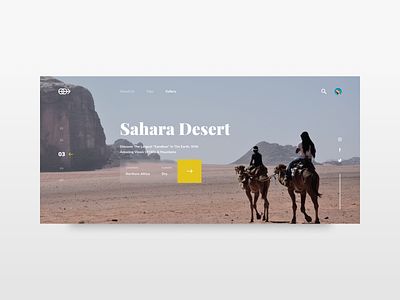 #Exploration | Travelling Gallery design nature travel ui ux