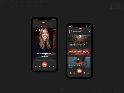 Tinder Redesign app app concept app design dailyui ios redesign switch button tinder ui