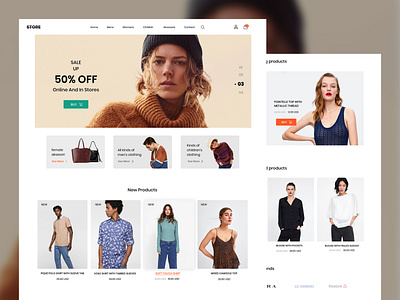 Online shopping app design minimal online shop online shopping sketch ui uiux ux web website