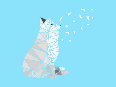 Fox Poly Art animal fox poly art polyart