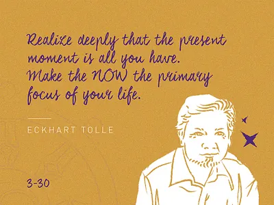 Eckhart Tolle - 30 Days / 30 Spiritual Teachers 🔮✨ branding design flat icon icons icons design illustration lettering line art logo magic minimal soul spirit spirits spiritual spirituality typography vector witch
