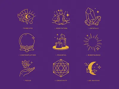 How to open your Third Eye? ⚛👁 branding design flat icon icons icons design icons pack illustration line art logo magic minimal soul spirit spirits spiritual spirituality typography vector witch