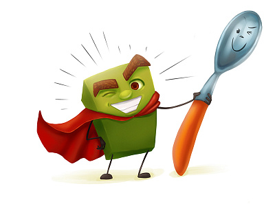 Dragon Story 3 artappler cartoon cg cgart character character concept design doodle hand drawn illustration kids package spoon