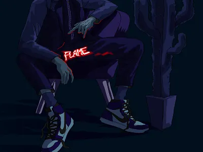 Travis Scott air jordan air jordan 1 cactus cactus jack dark flame flare illustration interior jordan laser night nike sofa travis travis scott type