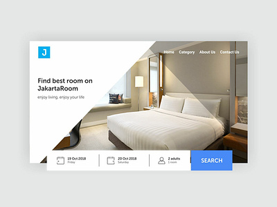 JakartaRoom design flat illustration logo ui ux vector web website