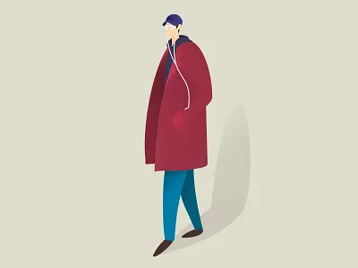 Man Illustration glasses illustration man