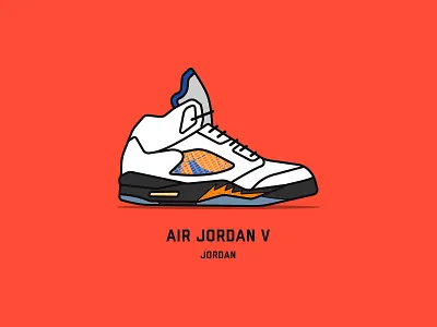 Top 10 NBA Sneakers clean design flat icon illustration illustrator logo minimal type typography vector