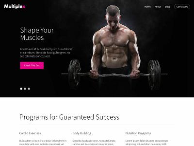 Multiplex Fitness Theme body builder body building drag and drop fitness fitness center fitness club joomla joomla template page builder responsive responsive design sport sport branding template