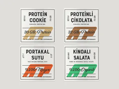 Packaging Label Systems for ATP brand and identity branding craft design fitness food health identity illustration label lettering minimal nutrition nutritional packaging protein salad source typography vintage