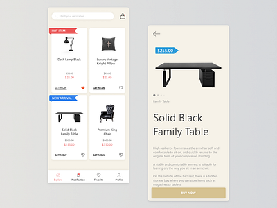 Home Decoration Accessories Concept android concept confirmation design explore mobile mobile app design mobile ui ui user experience user interface user interface design ux