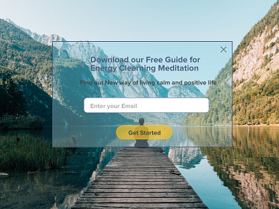 Pop Up/ Overlay daily 100 challenge dailyui design meditation overlay popup ui ui ux design ux