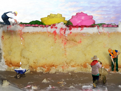 Big Cake manipulation creative design design photoshop photoshopart