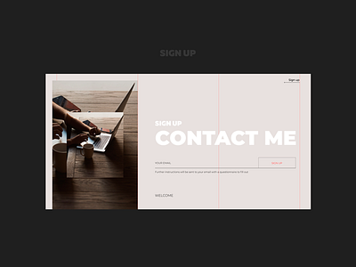 Contact contact contact me figma photoshop sign up style web webdesign website