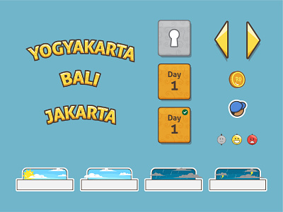 Juru Parkir Game Interface #2 design game art interface design juruparkirgame ui