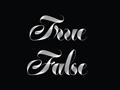High-Contrast Calligraphic Character Test brush calligraphic calligraphy display display type font illustration illustrator pen script type typeface typography vector