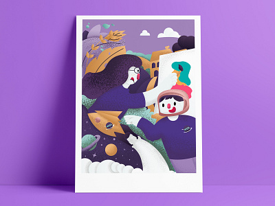 Hello dribbble :D design illustration