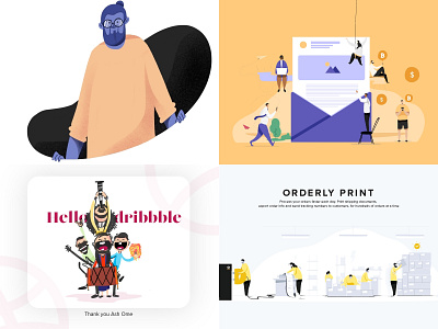 2018 best design dribbble illustration illustrations top 4