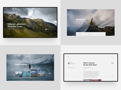 2018 animation app blog clean interface ios minimal mobile travel ui ux web website
