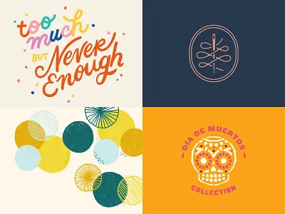 2018 - Top 4 Shots branding color fun hand drawn hand lettering lettering logo pattern type vector