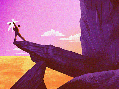 newborn abstract bright colors character color composition design dribbble gradients illustration landscape shapes the lion king web