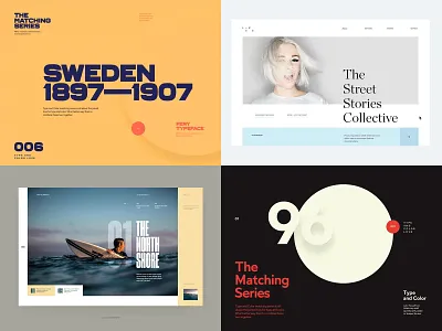 2018—top 4 animation clean fashion layout minimal motion simple typography ui web website