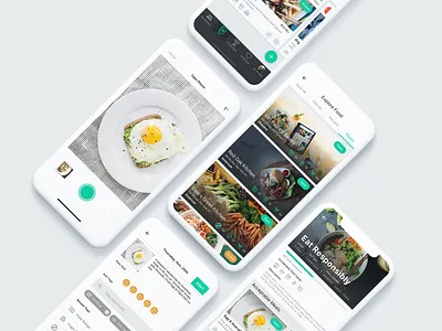 iOS Food App app food food app iphonex nav ui ux