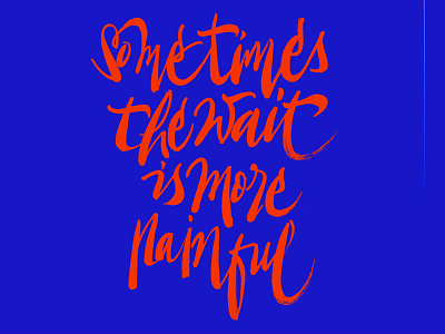 Sometimes brush calligraphy experiment hand hand concept handletters letter letters sofia