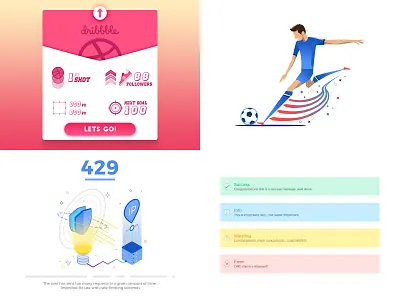 Designs 2018 - #Top4Shots on @Dribbble ai design icons illustration photoshop ps ui