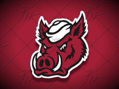 Vintage Style Razorback Hog antique arkansas athletics basketball classic college design football high school logo mascot ncaa pig sooey sports vintage