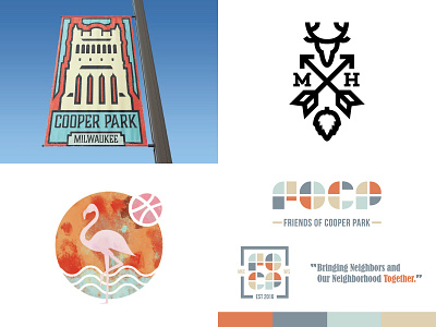 2018 badge branding icons identity logo milwaukee neighborhood